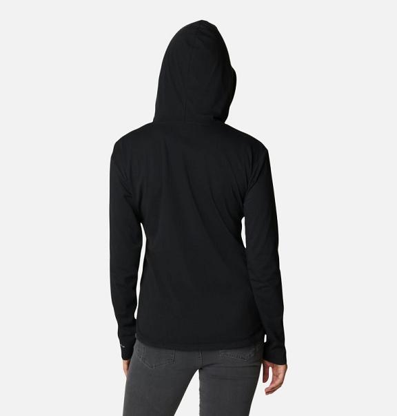 Columbia Sun Trek Hoodies Black For Women's NZ40756 New Zealand